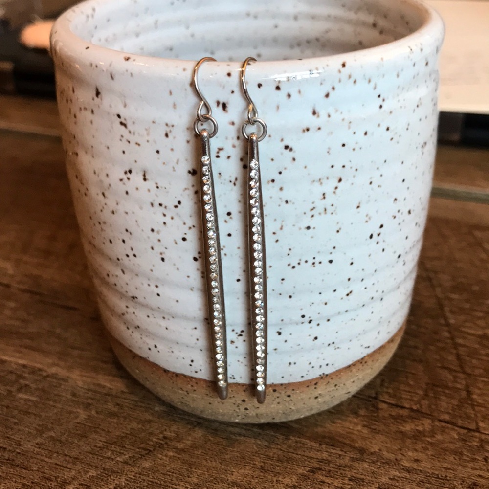 Diamond studded earrings
